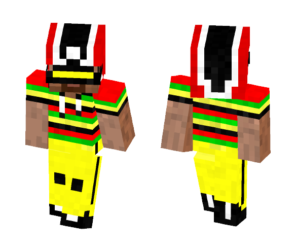 Rasta man - Male Minecraft Skins - image 1