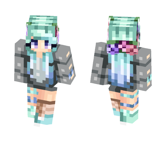 ANOTHER OC...... her name is Olivia - Female Minecraft Skins - image 1