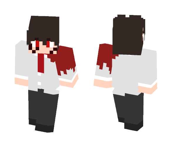 Tsukune Aono ~Ghoul Form~ - Male Minecraft Skins - image 1