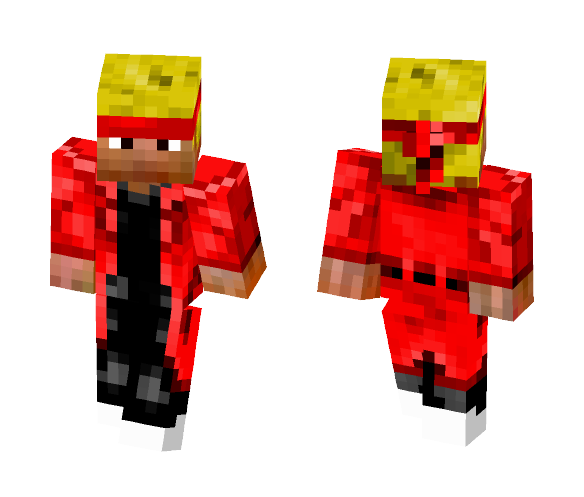 Red Boy (Blonde) - Boy Minecraft Skins - image 1
