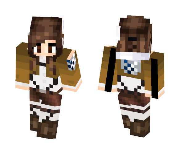 My AOT character - Female Minecraft Skins - image 1