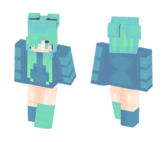 Sorry for not uploading! >. - Female Minecraft Skins - image 1