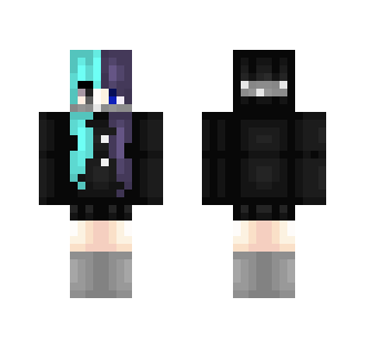 Girl dressed in black. - Girl Minecraft Skins - image 2