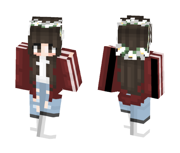 Tumblr Autumn Outfit // by matteh - Female Minecraft Skins - image 1