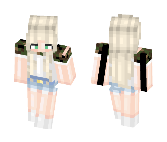 blonde camo girl // by matteh - Girl Minecraft Skins - image 1