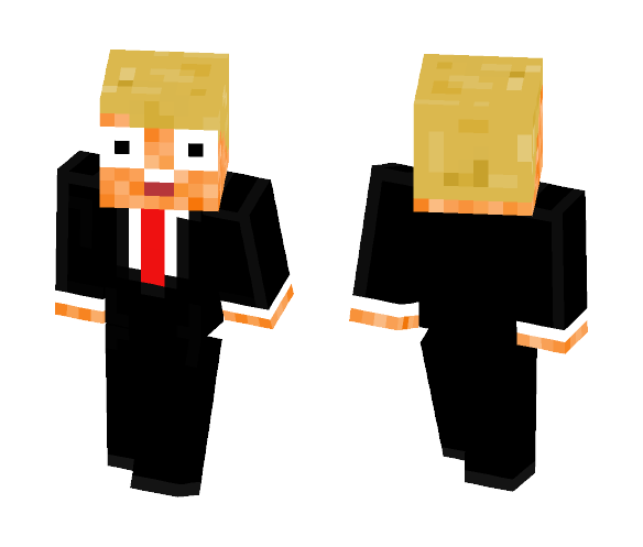 Derpy Trump - Male Minecraft Skins - image 1