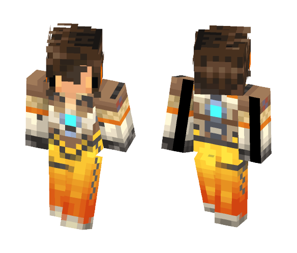 Chibi Tracer ~ :3 - Female Minecraft Skins - image 1