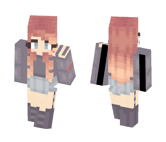Back to school // Pink Pineapple - Female Minecraft Skins - image 1