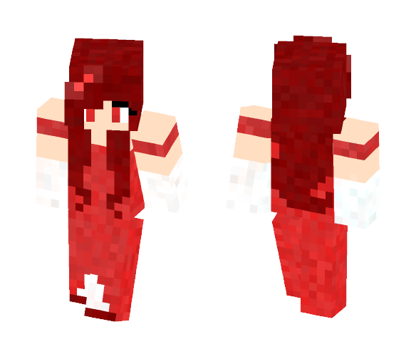 Red Rest - Female Minecraft Skins - image 1