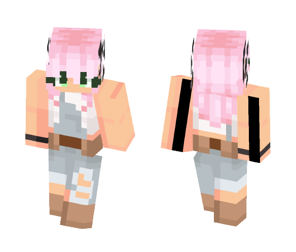 Builder Liv~ - Female Minecraft Skins - image 1