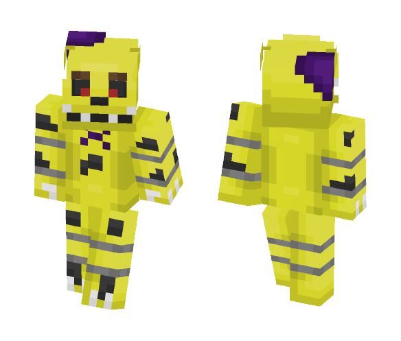Nightmare Fredbear (Also 10 subs!) - Male Minecraft Skins - image 1