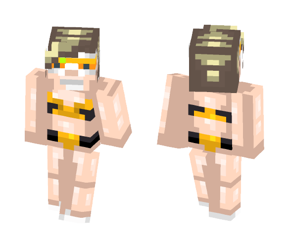 Bikini Tracer - Female Minecraft Skins - image 1