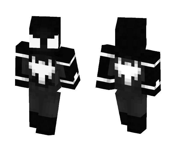 Hombre araña (traje negro) - Male Minecraft Skins - image 1