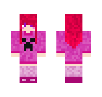 Pink Creeper - Female Minecraft Skins - image 2