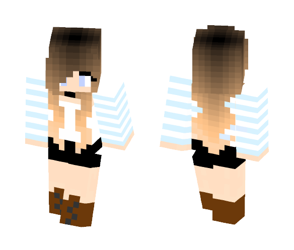 Trying to be happy with acne.. :( - Female Minecraft Skins - image 1