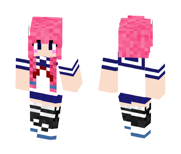 My Oc - Pinkuno Kokoro - Female Minecraft Skins - image 1