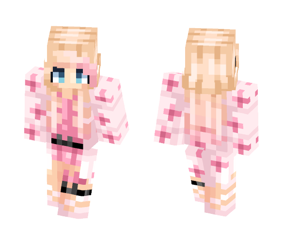 i knew this was gonna look weird - Female Minecraft Skins - image 1