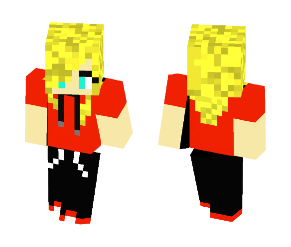 Blonde hair Girl - Color Haired Girls Minecraft Skins - image 1