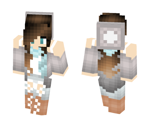 Alex version (winter girl: edited) - Female Minecraft Skins - image 1