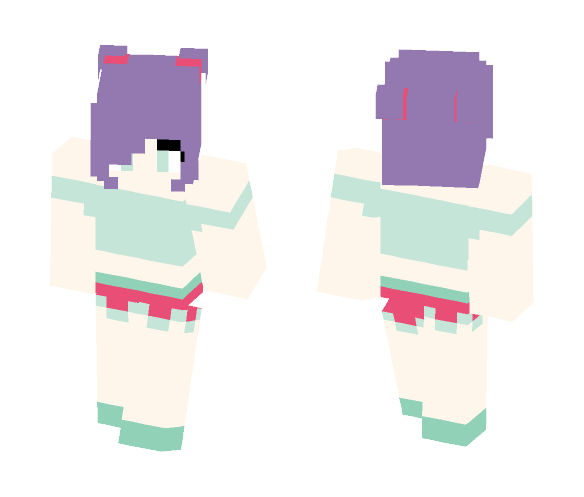 Strawberry mint - Female Minecraft Skins - image 1