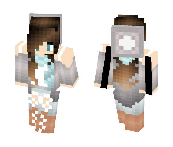 Winter Girl (edited) - Girl Minecraft Skins - image 1