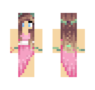 pink flower girl - Girl Minecraft Skins - image 2