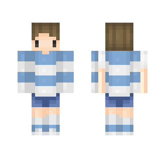 blue chibi boy // by matteh - Boy Minecraft Skins - image 2