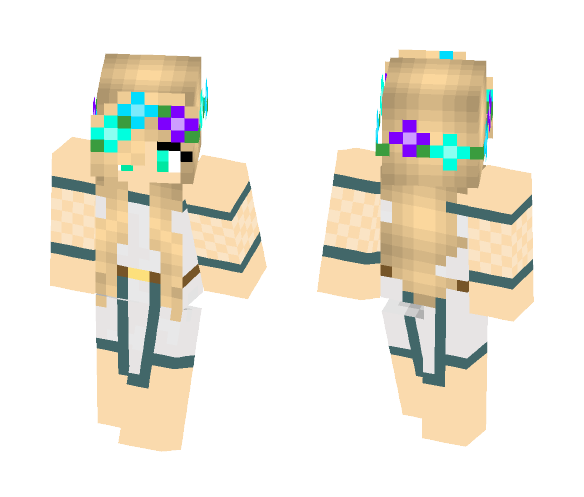 Warrior of Grace - Female Minecraft Skins - image 1