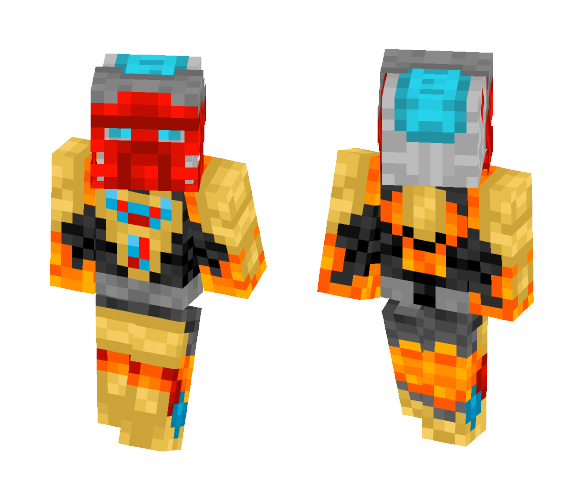 Tahu - Uniter of Fire - Male Minecraft Skins - image 1