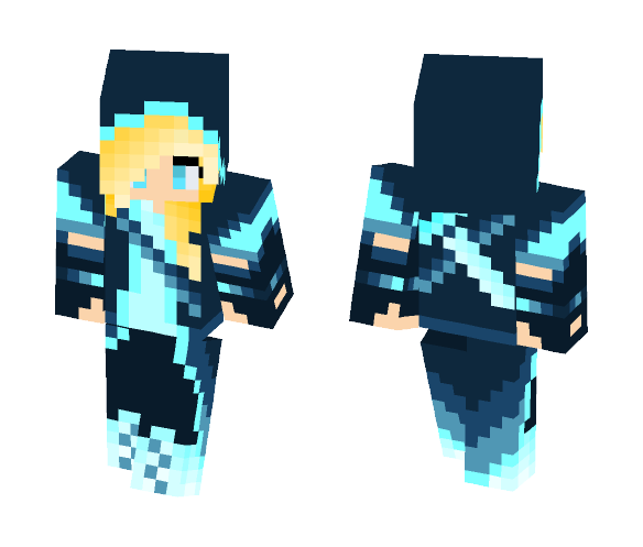 Blue adventure girl - Girl Minecraft Skins - image 1