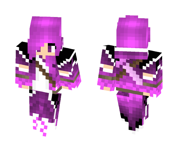 Purple adventure girl - Girl Minecraft Skins - image 1