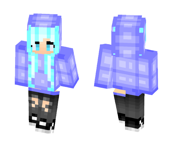 Blue girl 2 - Girl Minecraft Skins - image 1