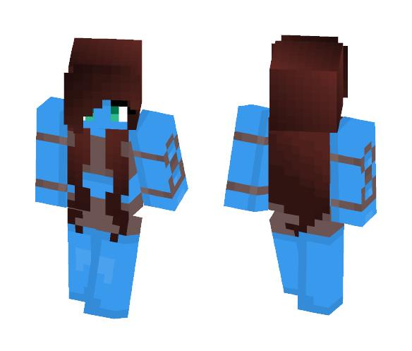 Half human-half Twi'lek - Female Minecraft Skins - image 1