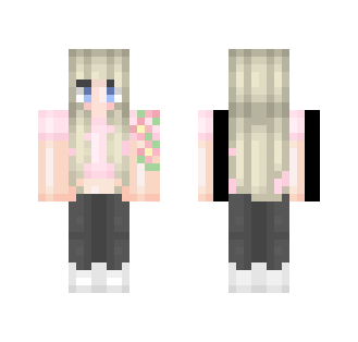 pink adidas girl // by matteh - Girl Minecraft Skins - image 2