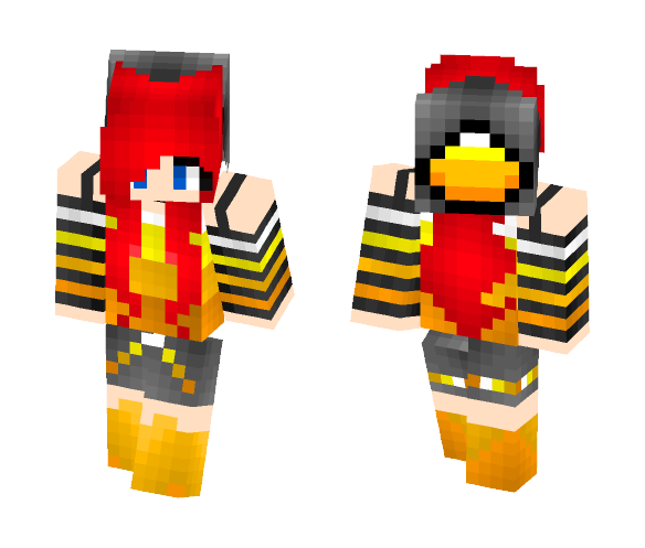CandyCorn Girl - Girl Minecraft Skins - image 1
