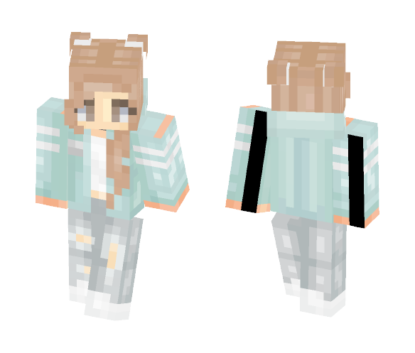 stripey - Female Minecraft Skins - image 1