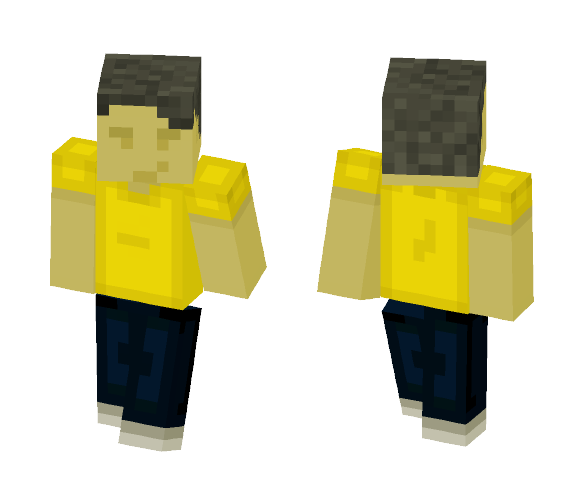 Yellow Shirt Guy [ i58 ] - Male Minecraft Skins - image 1