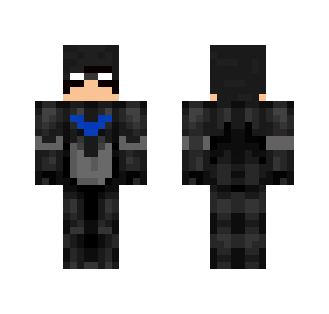 Nightwing | Young Justice Verison | - Male Minecraft Skins - image 2