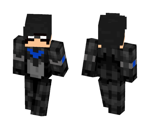 Nightwing | Young Justice Verison | - Male Minecraft Skins - image 1