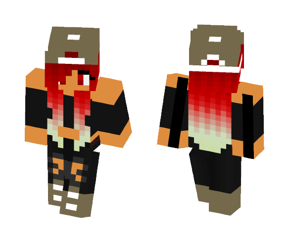 Modern Blood Warrior - Female Minecraft Skins - image 1