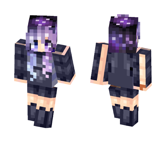 Black 1 - Female Minecraft Skins - image 1