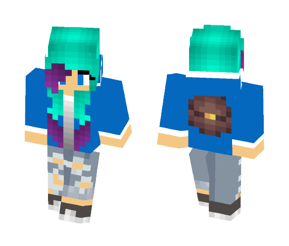 Sweatshirt-ish And Jeans - Female Minecraft Skins - image 1