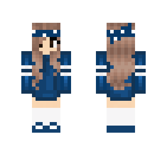 blue skin bff STEVE VERSION - Female Minecraft Skins - image 2