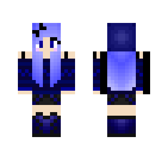 Dark Blue Girl - Girl Minecraft Skins - image 2