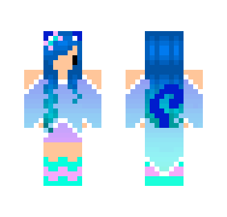 Blue Goddess - Male Minecraft Skins - image 2