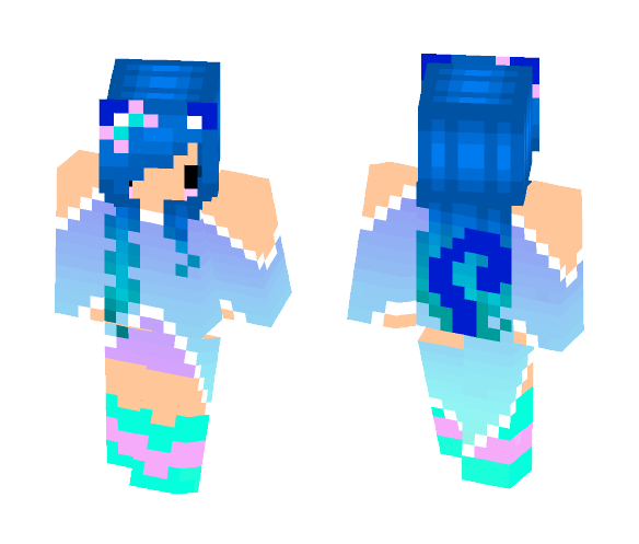 Blue Goddess - Male Minecraft Skins - image 1