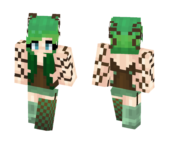Tree Elf - Female Minecraft Skins - image 1