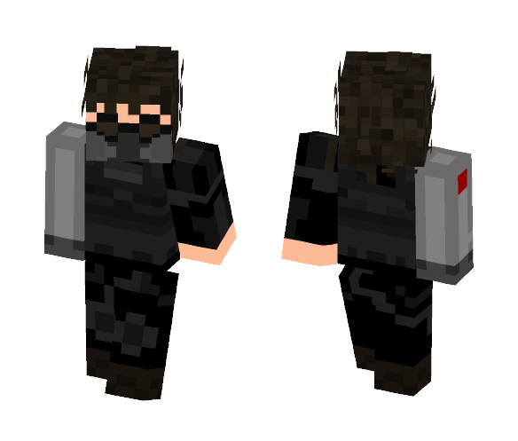 The winter soldier - Male Minecraft Skins - image 1