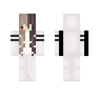 Cute White Teddy Bear - Female Minecraft Skins - image 2