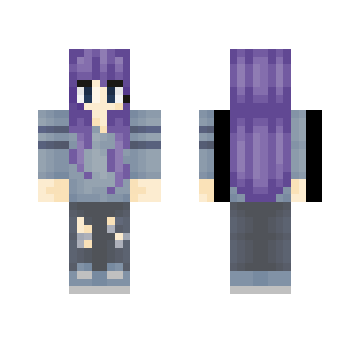 purple girl - Girl Minecraft Skins - image 2